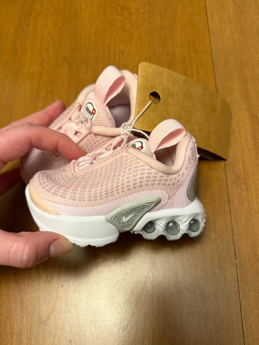 Nike Kids Light Pink Mesh Sneakers